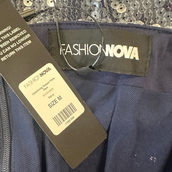 NEW Fashion Nova Outshining Sequin Flare Pant - Picture 10 of 12